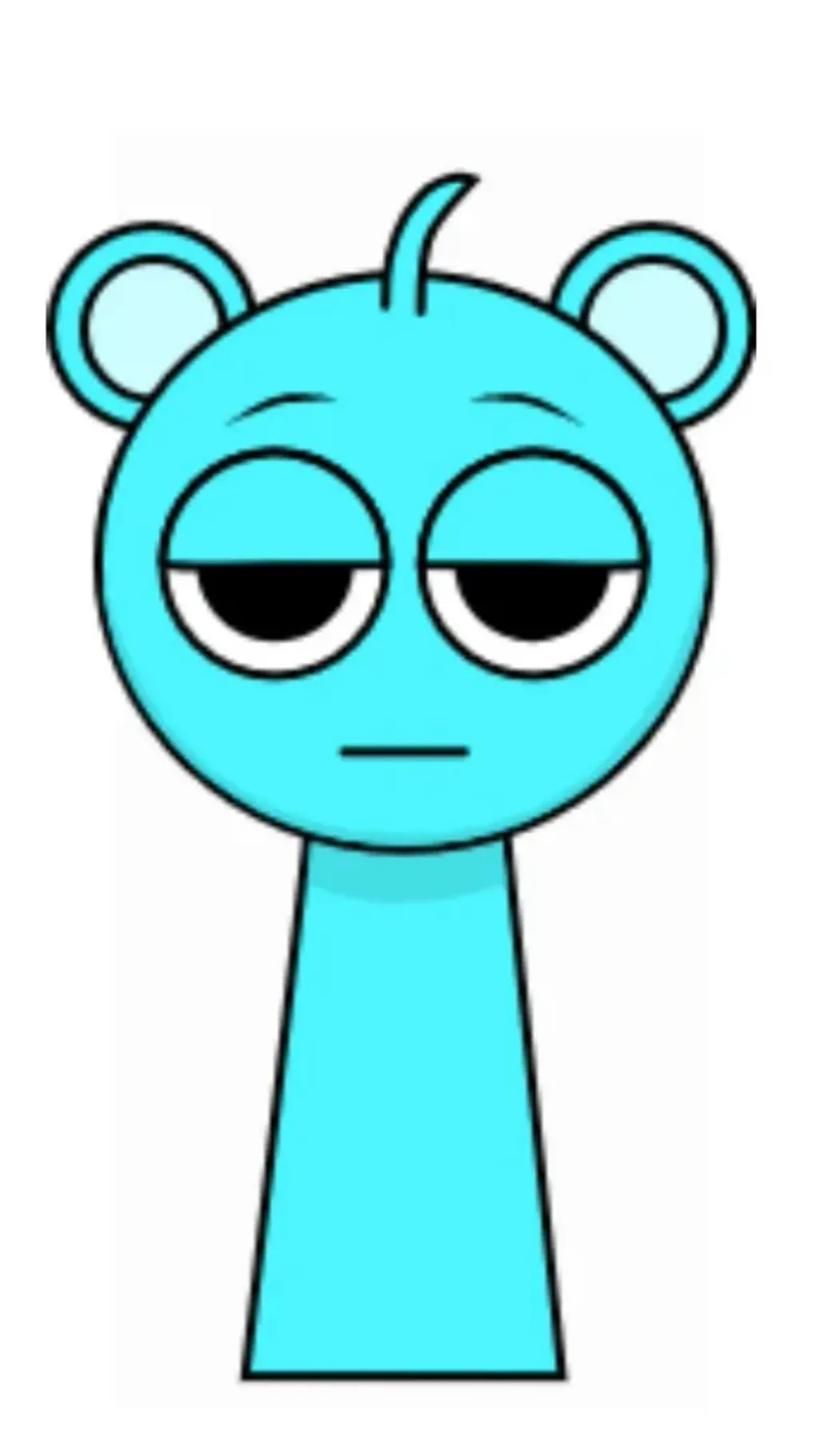 ai character: Sky the emo boy. background