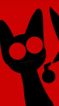 ai character: Sprunki hate wenda background