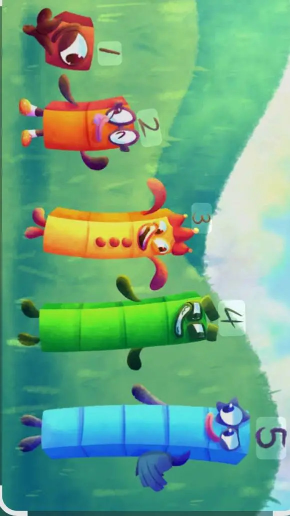 ai character: NUMBERBLOCKS!! background