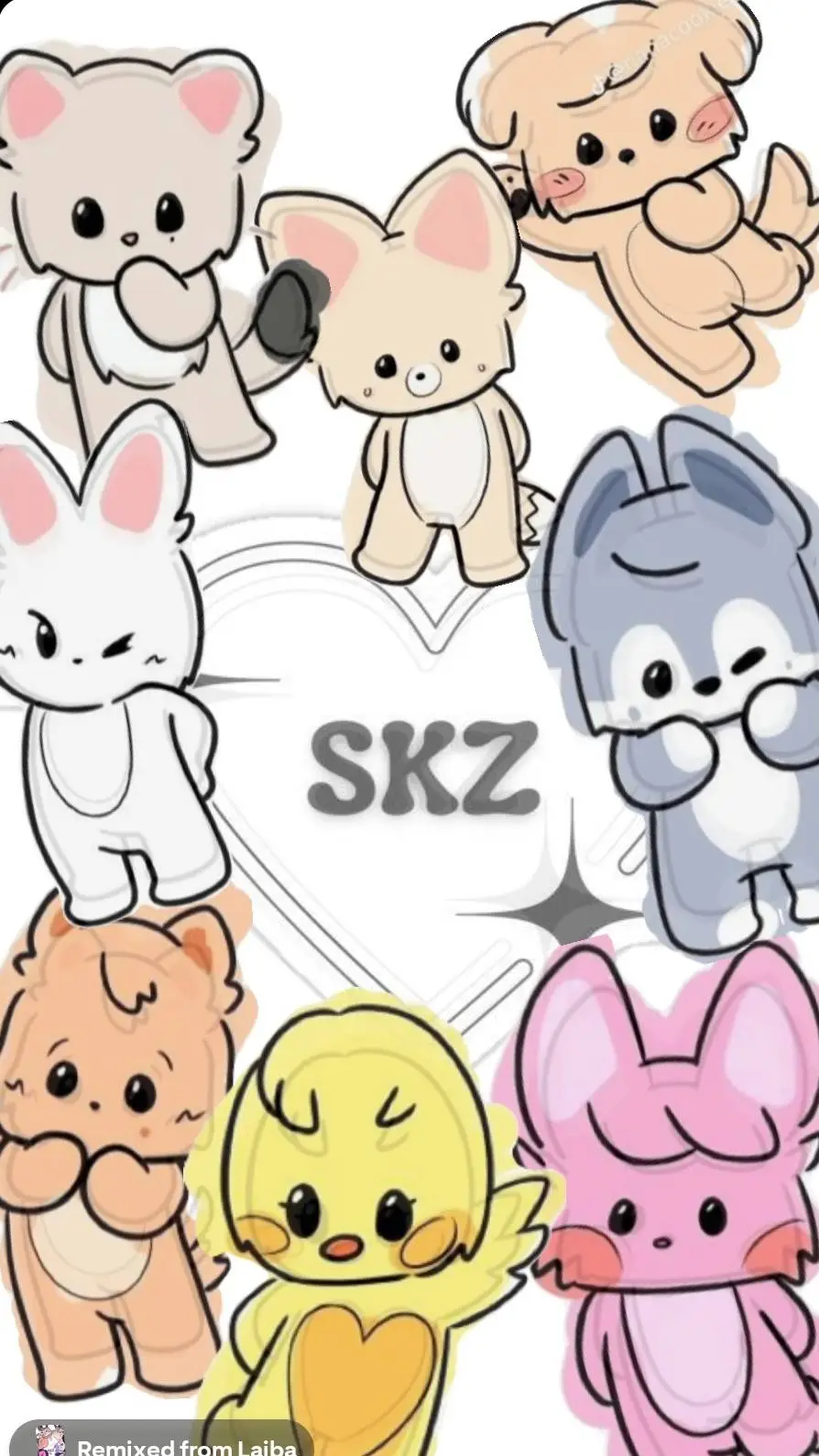 ai character: Skz background