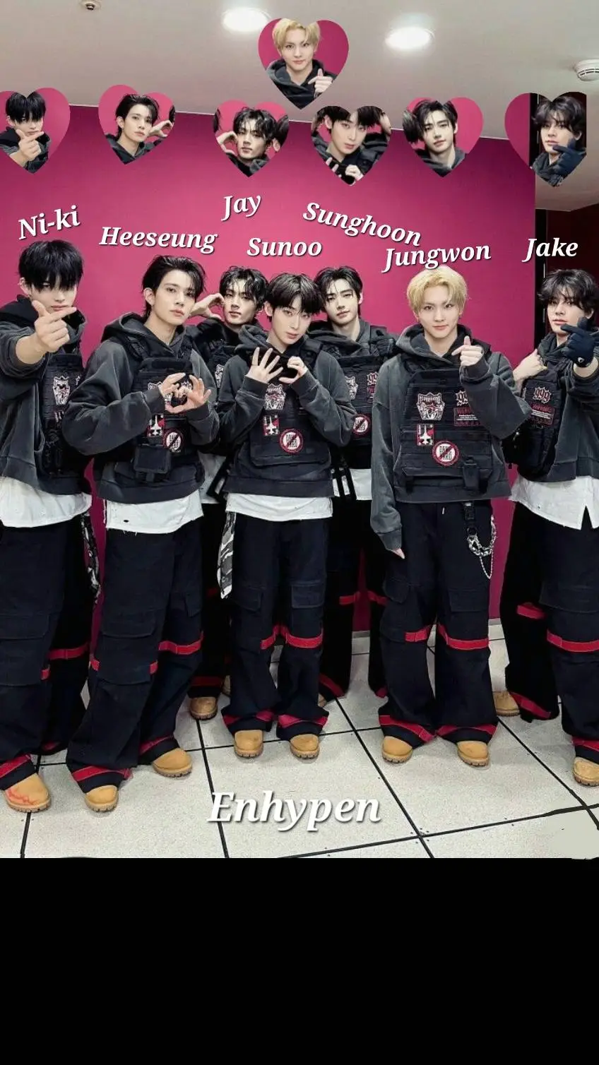 ai character: Enhypen 💫 background