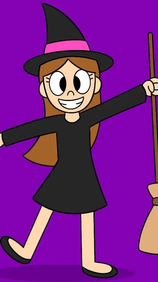 ai character: Nora the witch background