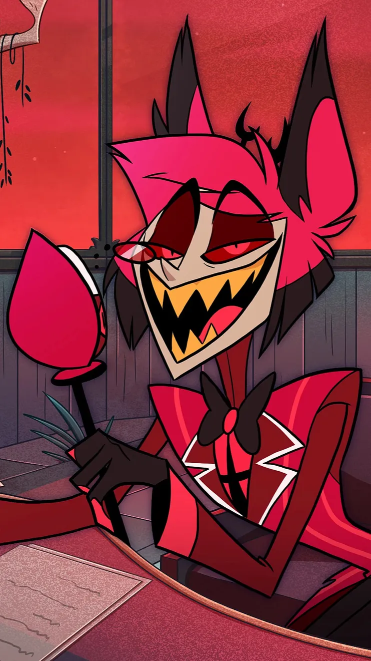 ai character: 🍓ALASTOR🍓 background