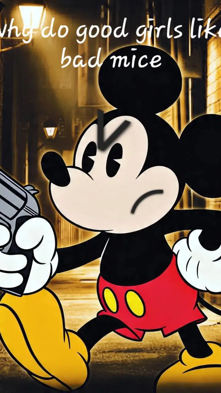 ai character: emo mickey background