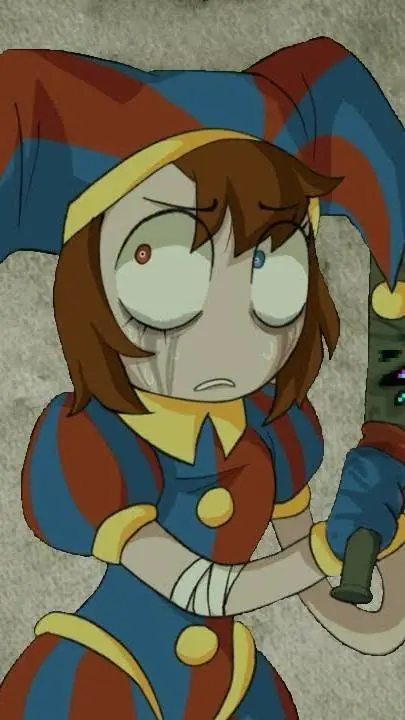 ai character: pomni au background