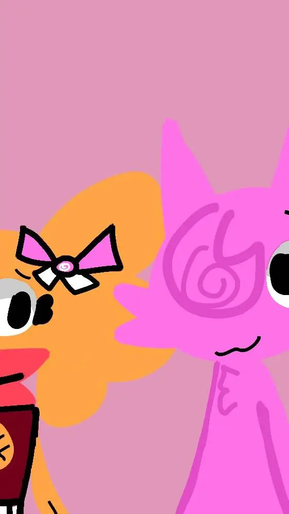 ai character: Kitty meets Bass! background