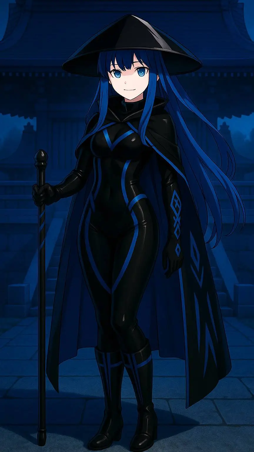 ai character: Kurohana Aoi  background