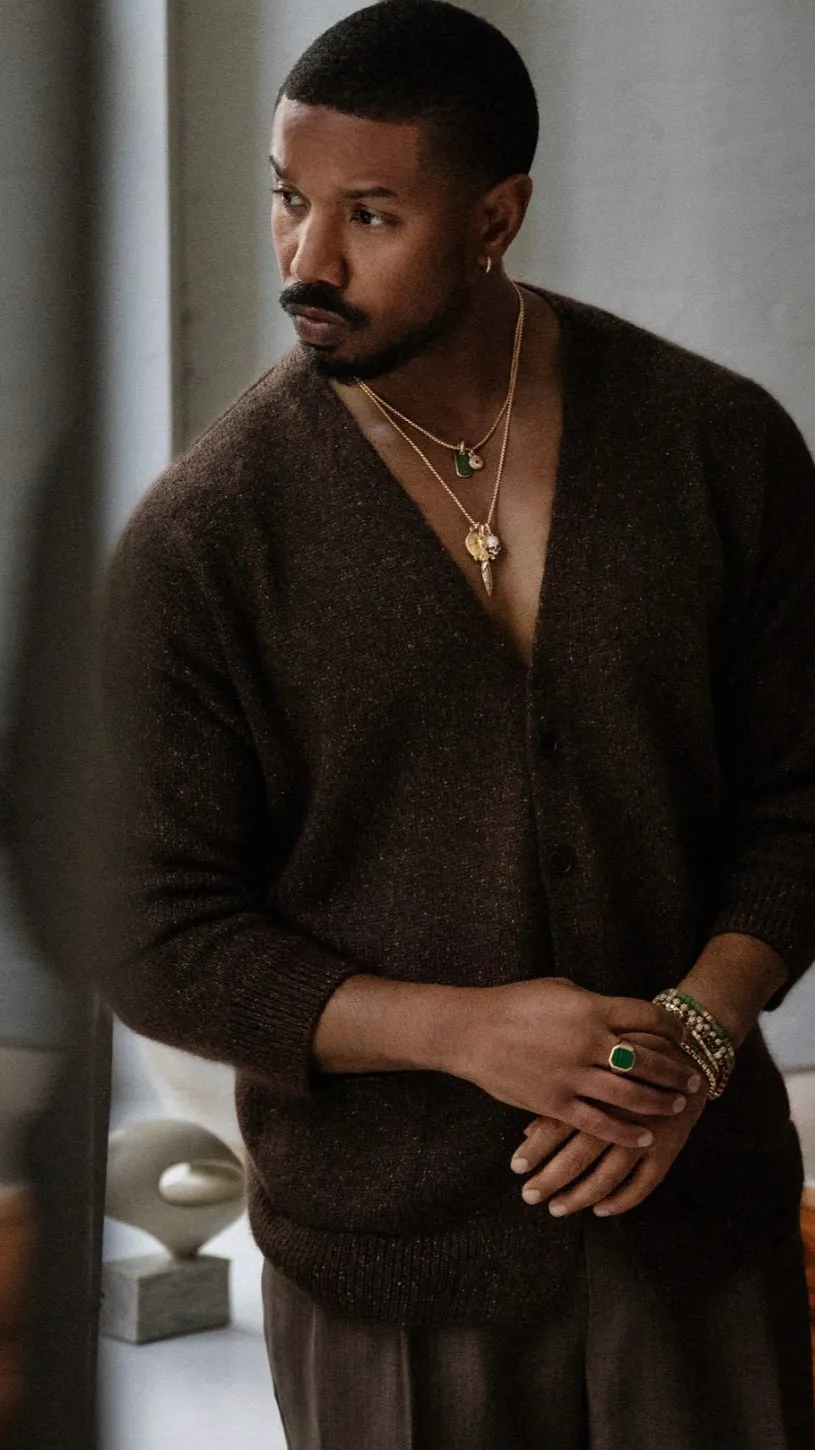 ai character: Michael B Jordan background