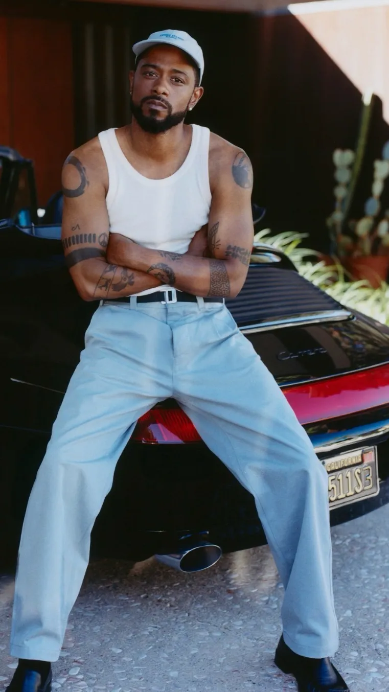 ai character: Lakeith Stanfield background