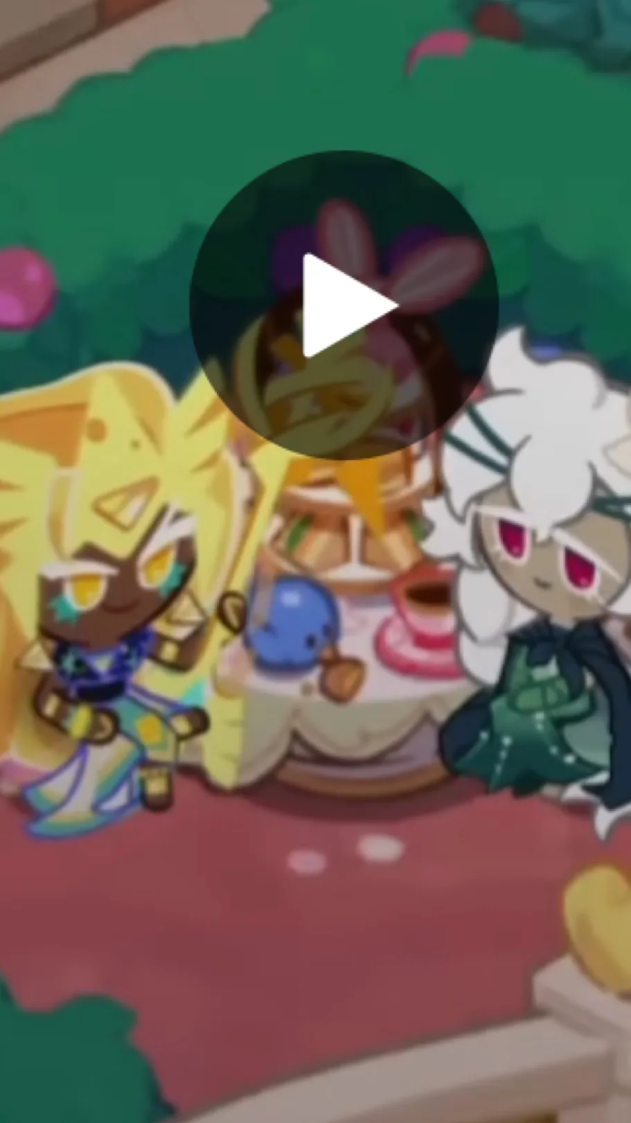 ai character: Goldenlily background
