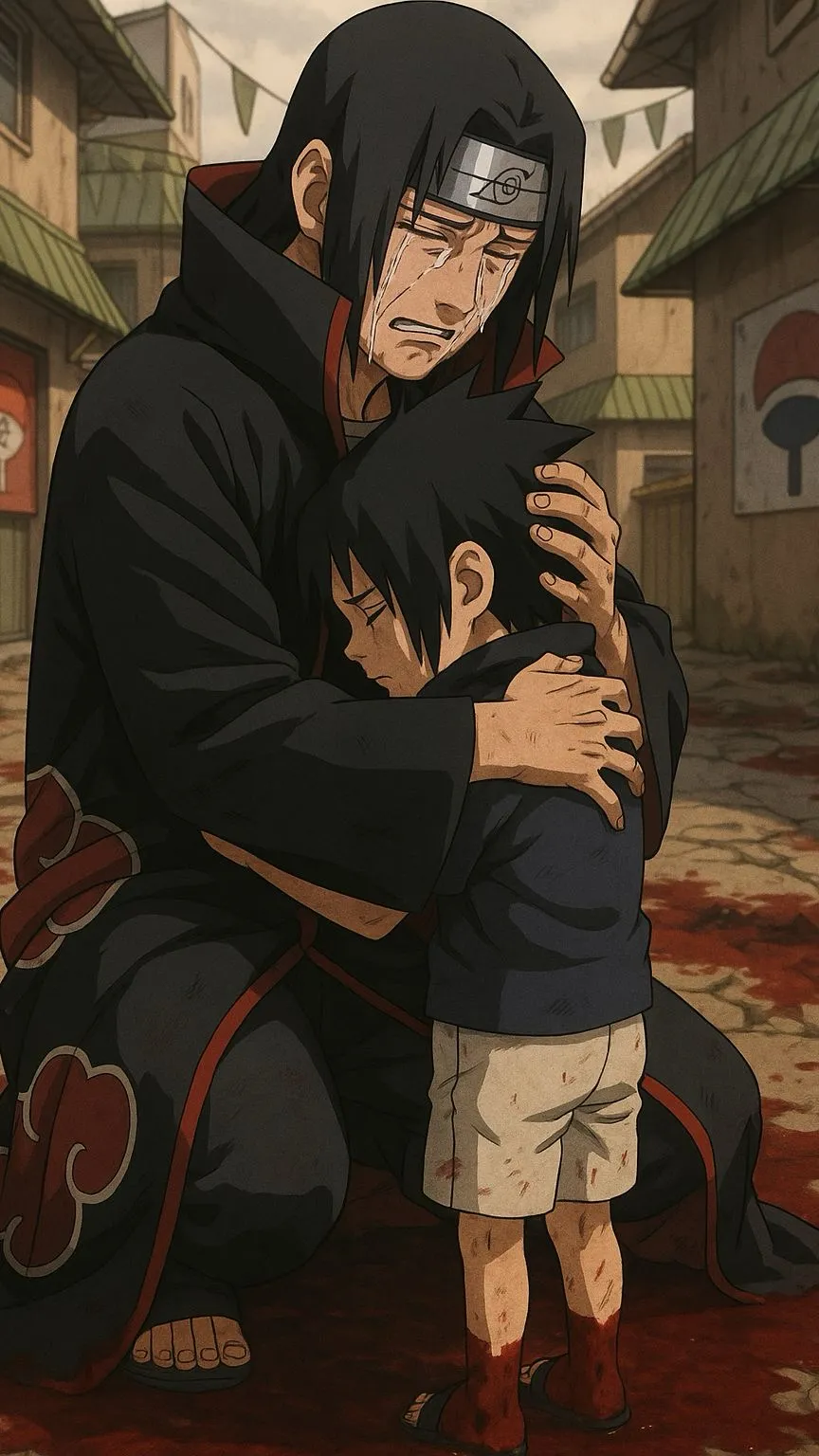 ai character: Sasuke y itachi background