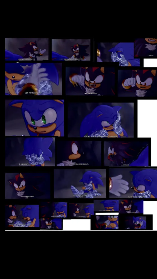 ai character: Shadow fight sonic background