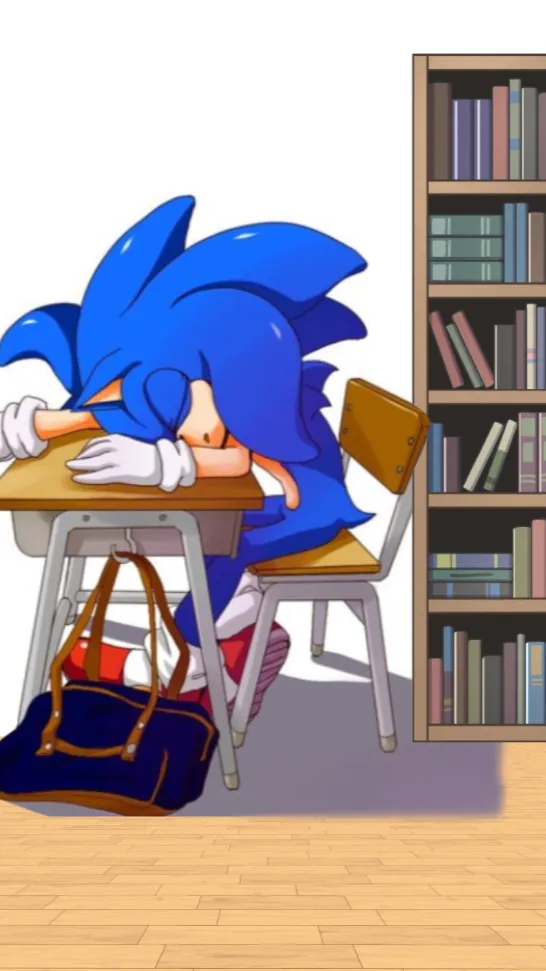 ai character: Sonic’s school background