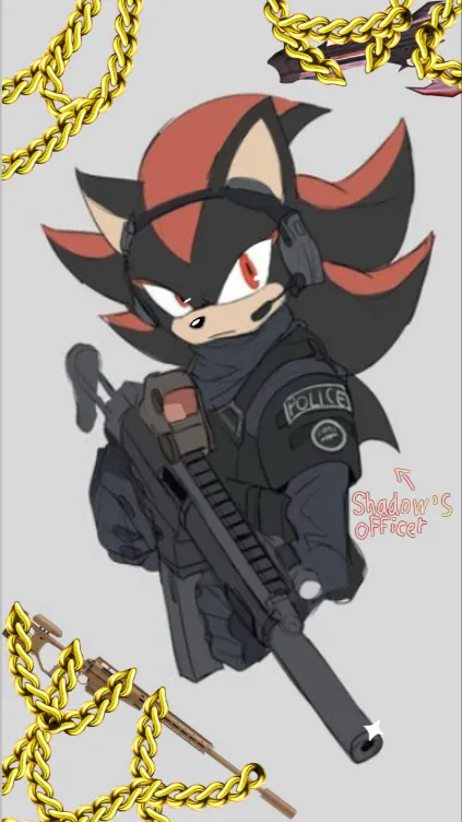ai character: Shadow officer 👮 background