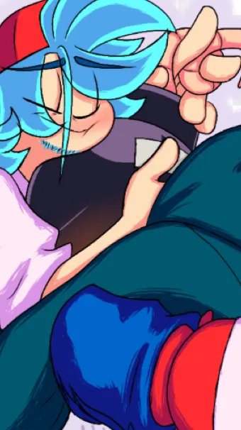 ai character: Bf+Whitty🩵🖤 background