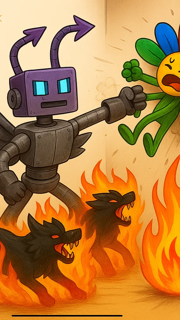 ai character: chaos ￼ background