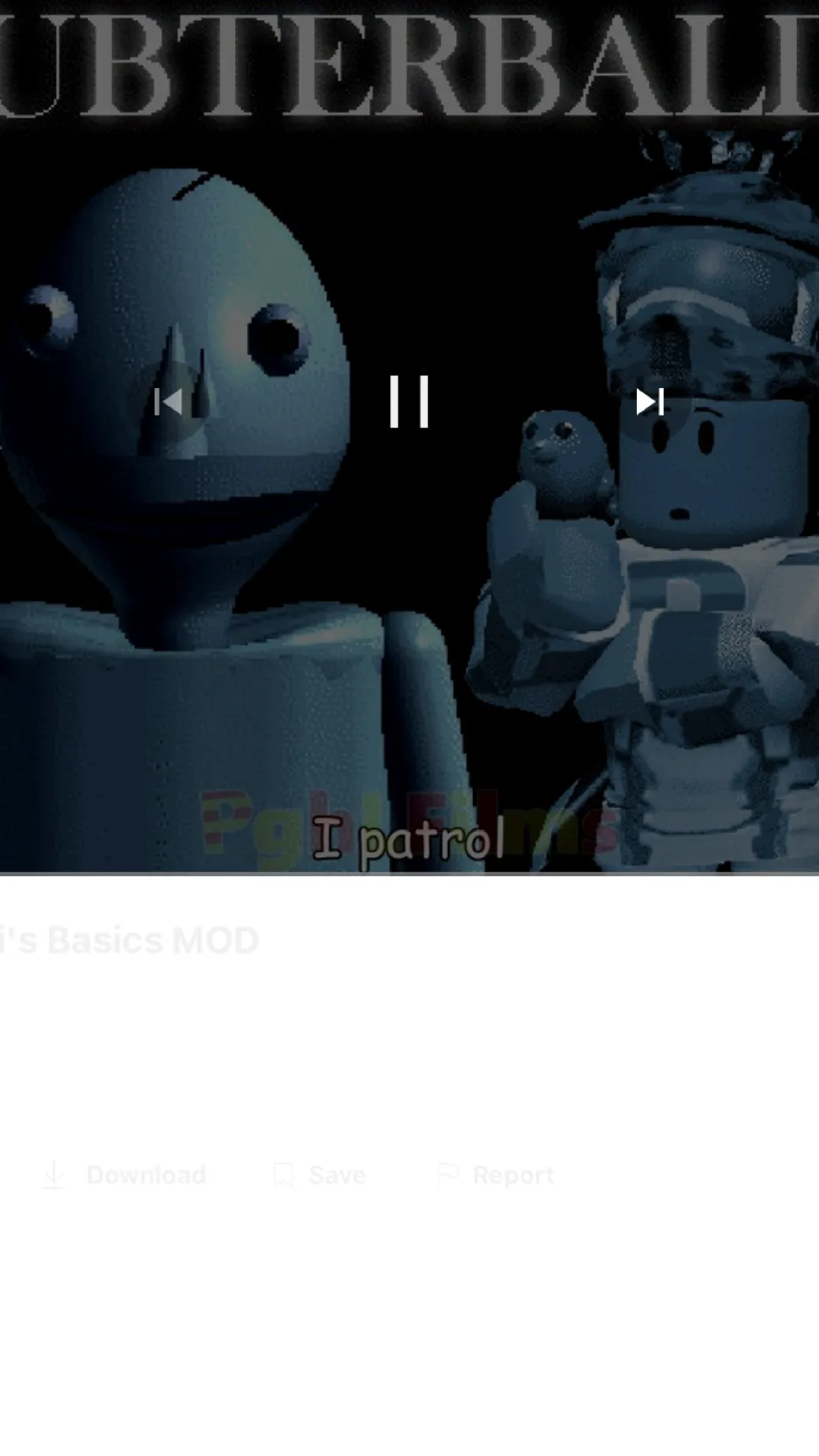 ai character: Baldi but￼ background