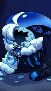 ai character: Shadow milk cookie background