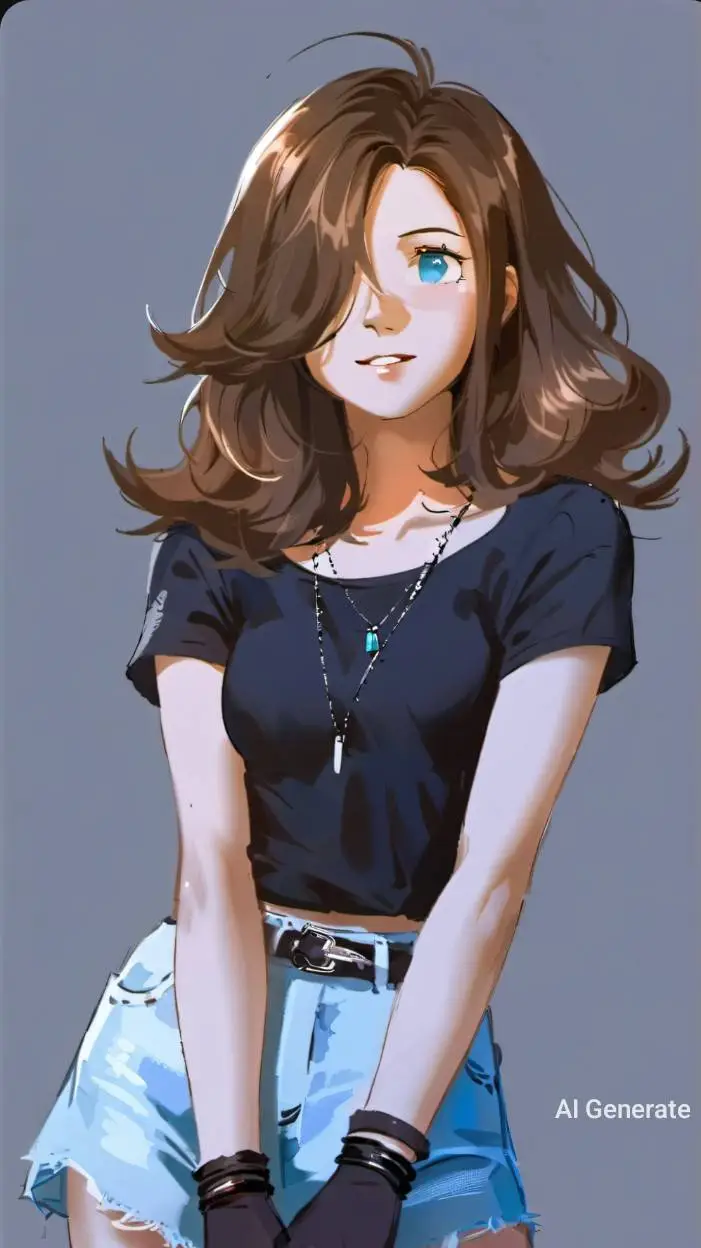 ai character: kim background