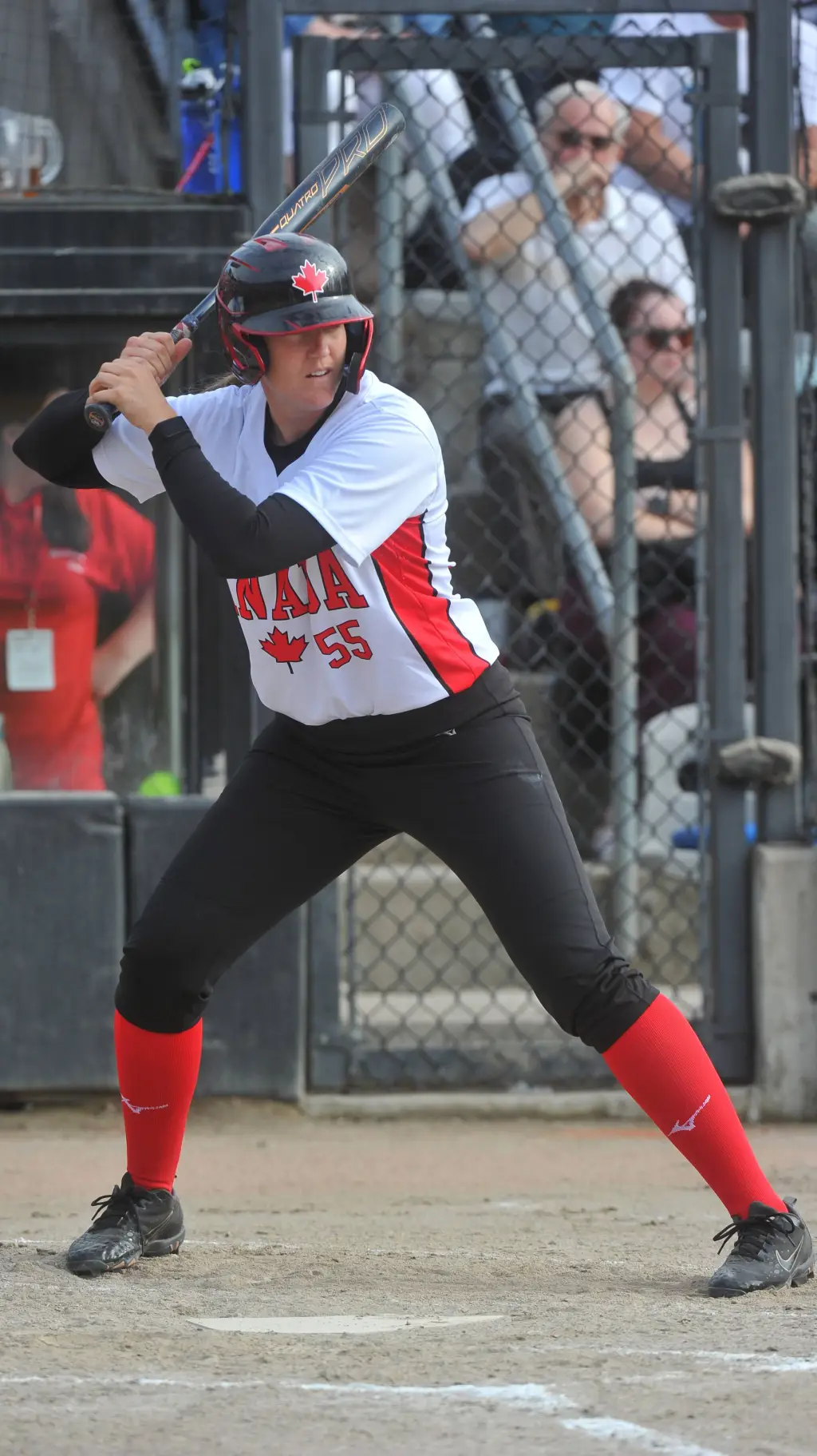 ai character: SOFTBALL background
