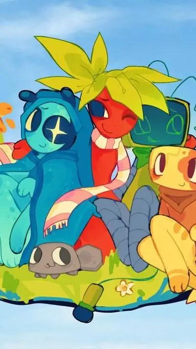 ai character: -.ˊDandys world!! background