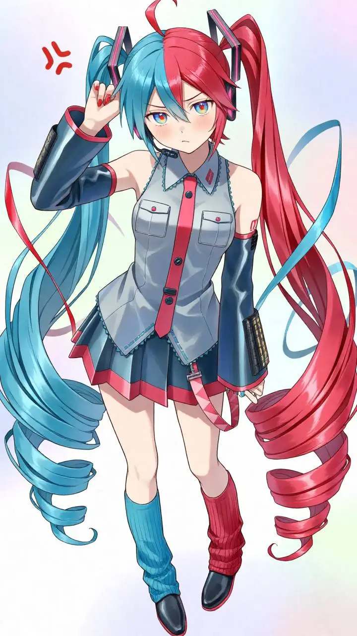 ai character: Kasane Miku  background