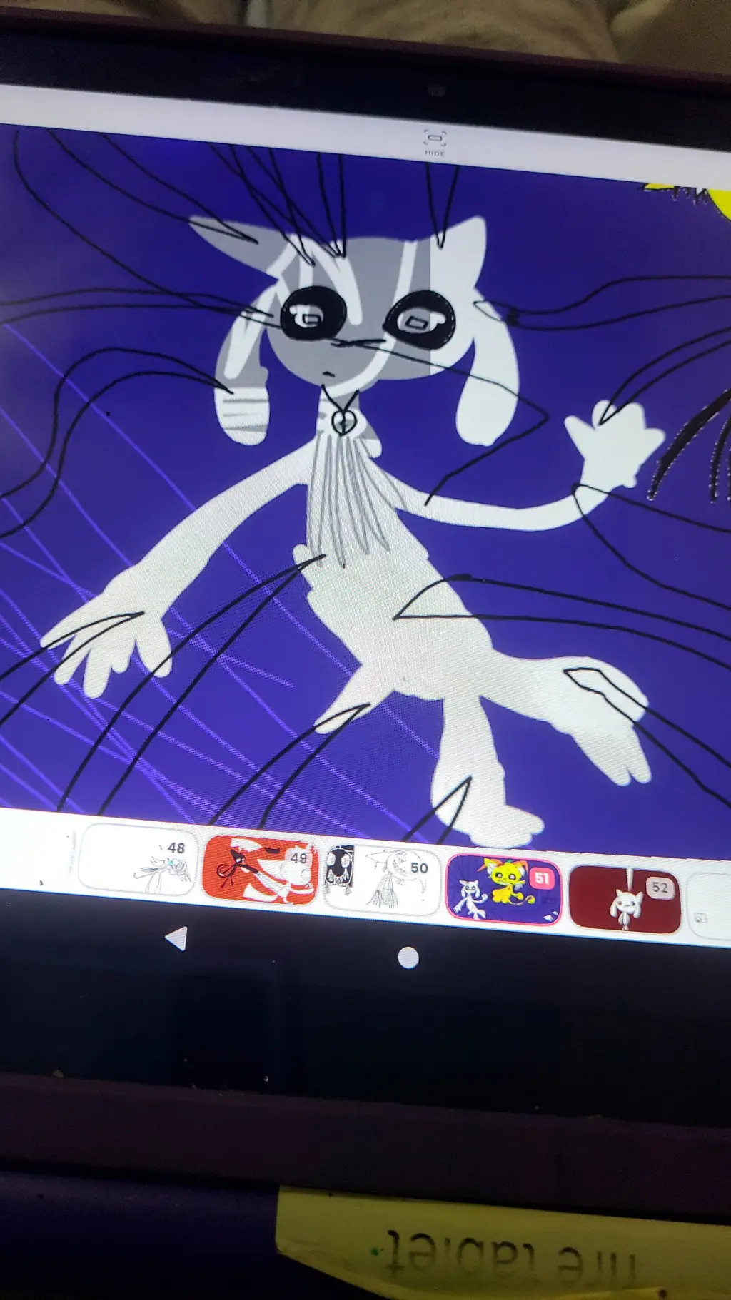 ai character: fluidity background