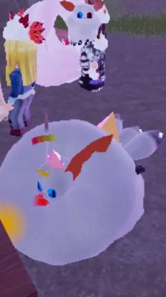 ai character:  floufyandcutiepie background