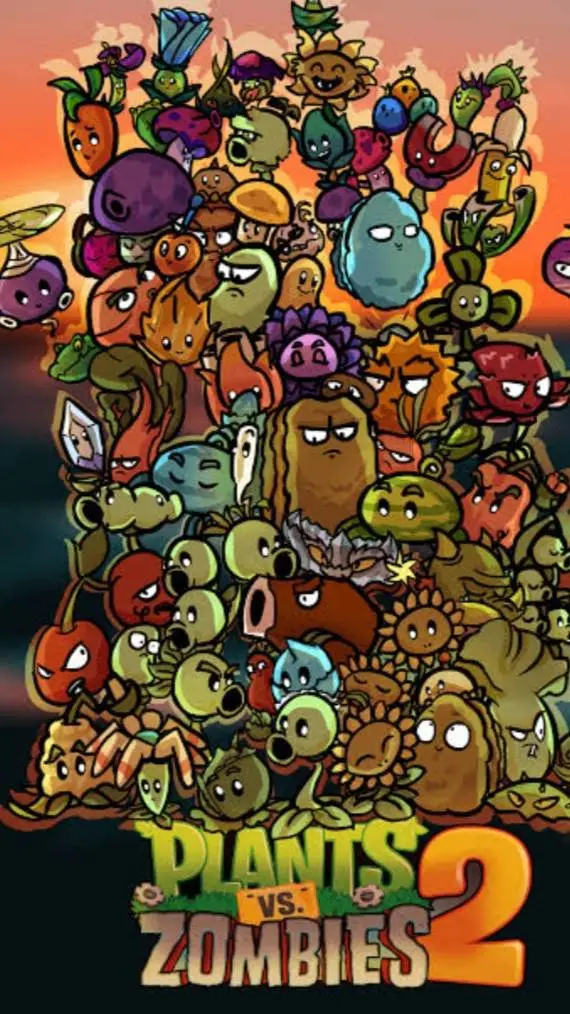 ai character: pvz females new background