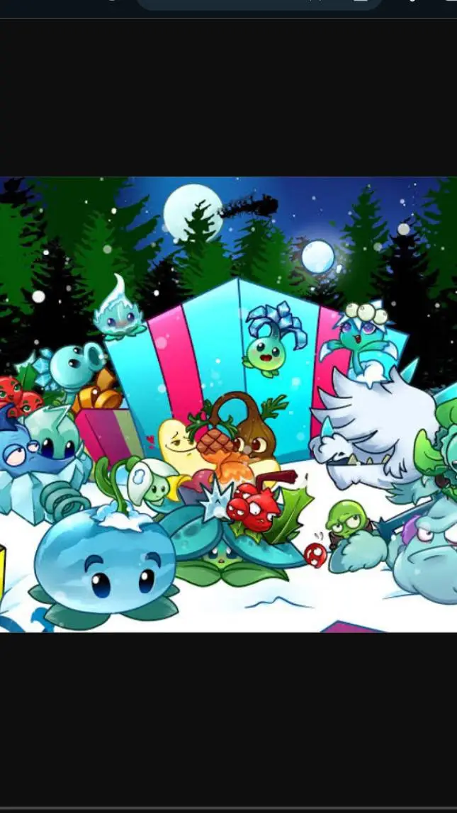 ai character: pvz Xmas background