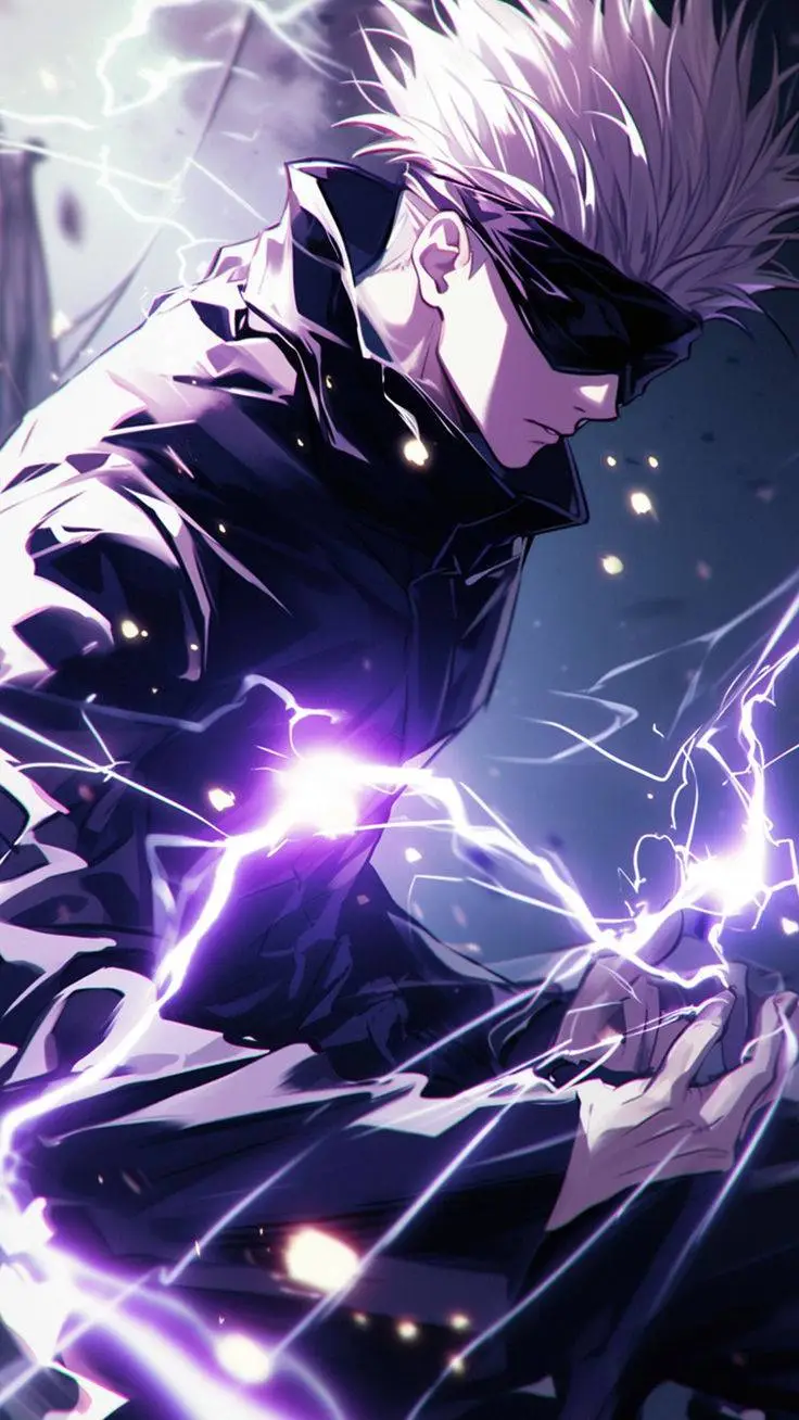 ai character: gojo saturu background
