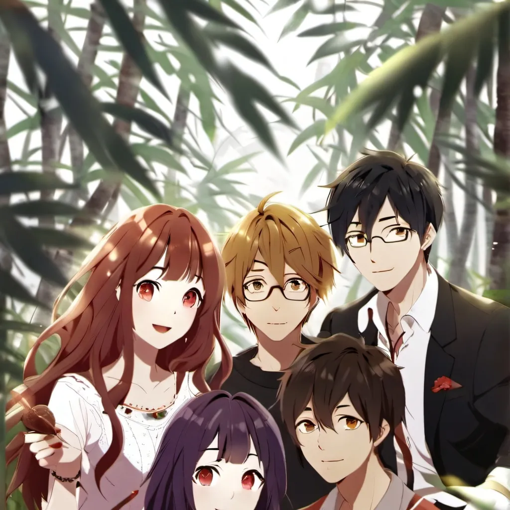 chat with ai character: group of friends