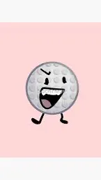 ai character: Golf ball￼ background