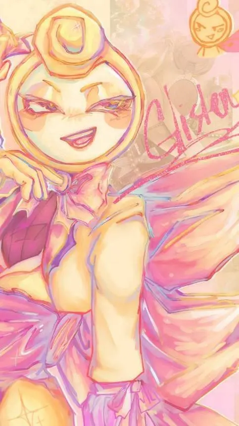 ai character: Glisten background