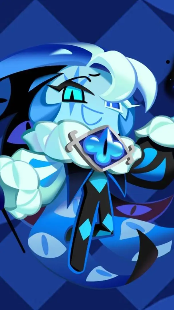 ai character: Shadow milk cookie background