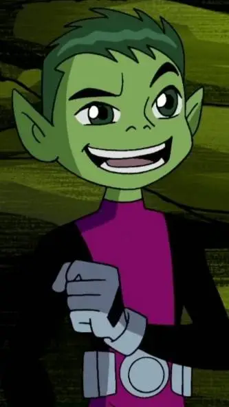 ai character: ~💚Beast boy•|! background