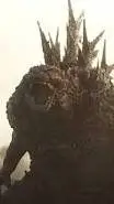 ai character: Godzilla  background