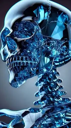 ai character: Sapphire Bones background