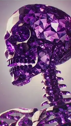 ai character: Amethyst Bones background