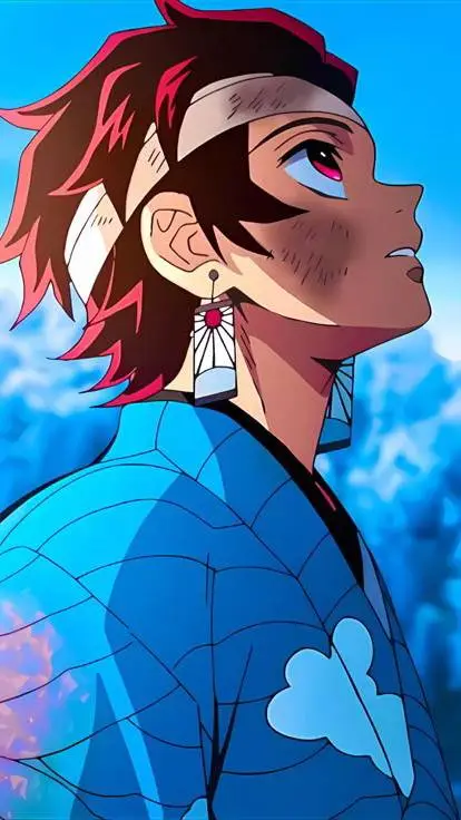 ai character: Tanjiro kamado background