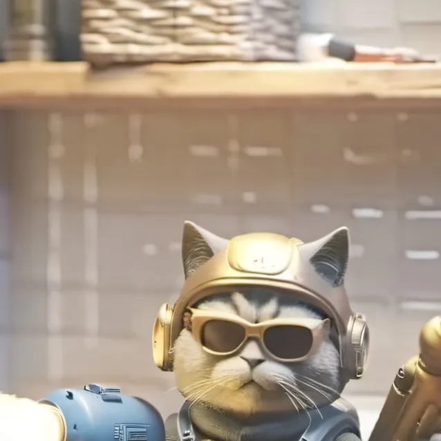 chat with ai character: cat toilet