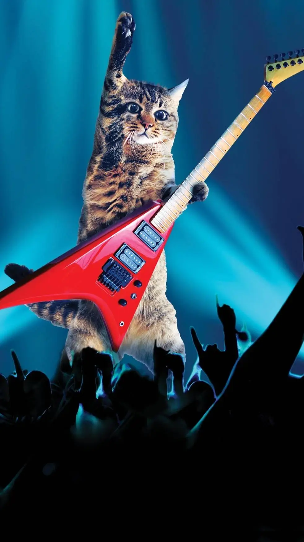 ai character: rock cat background