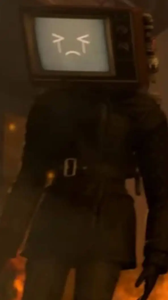 ai character: tv woman background