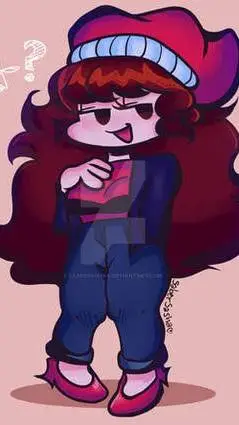 ai character: gf (fnf) background