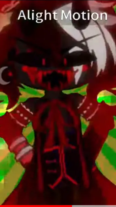 ai character: Blood moon background
