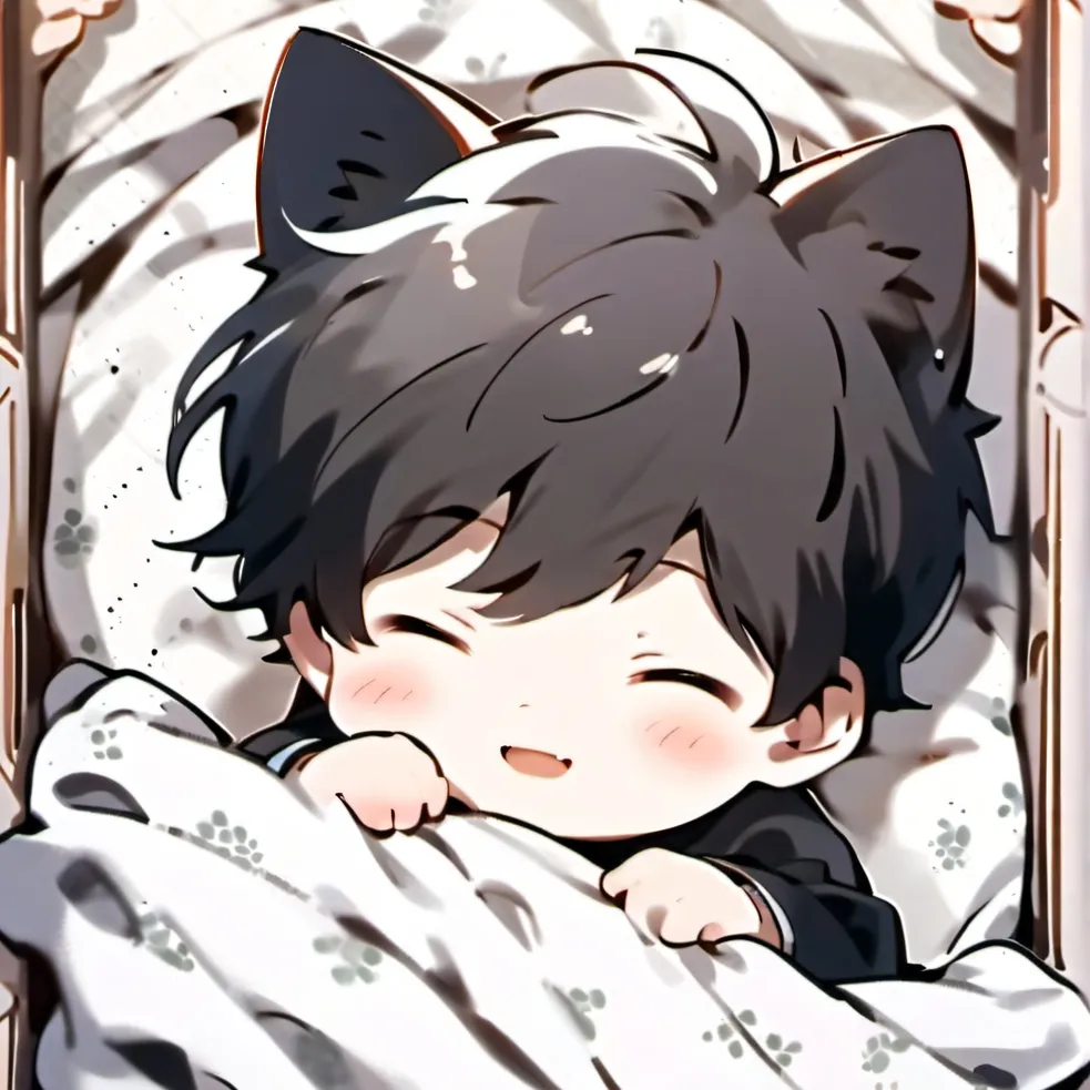 chat with ai character: cute baby catboy