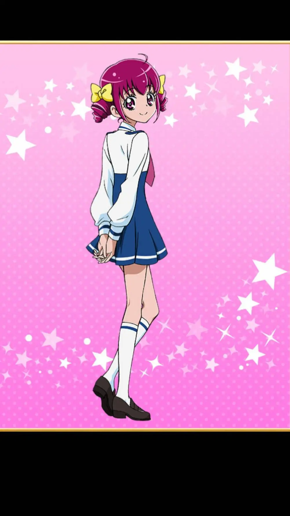 ai character: cure happy  background