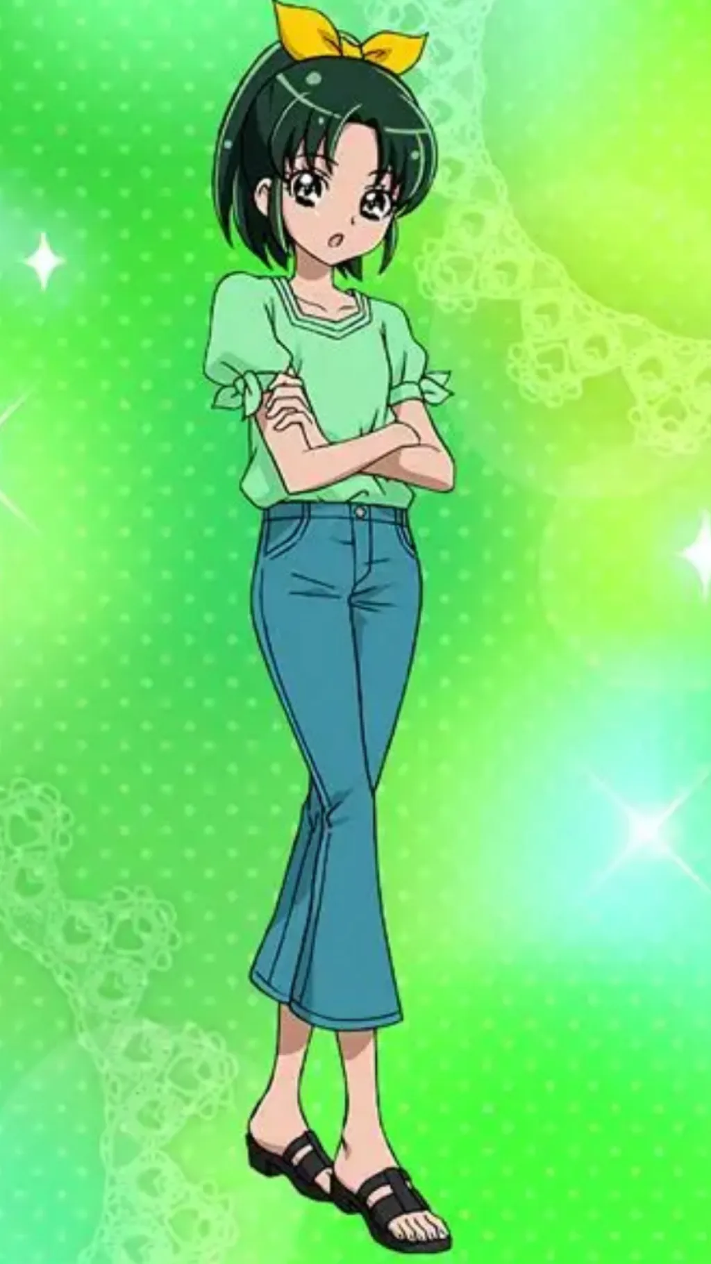 ai character: Nao midorikawa background