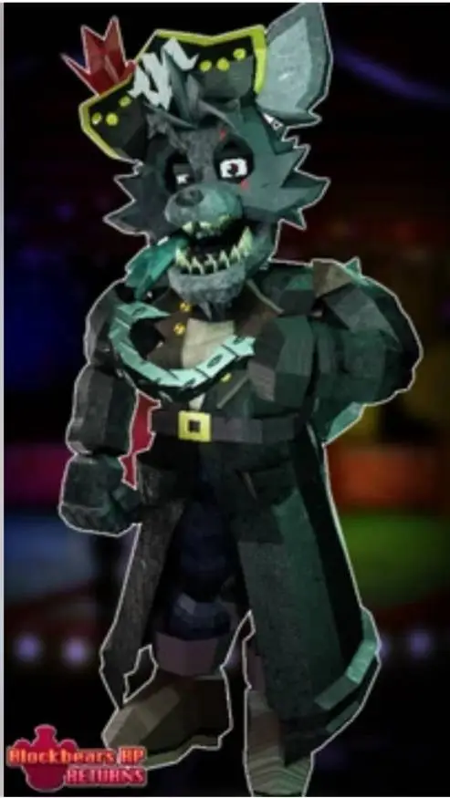 ai character: blacktail the wolf background
