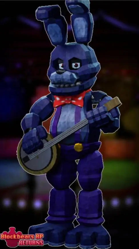 ai character: bonnie bunny background